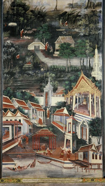 Monastic life by Krua Inkhong